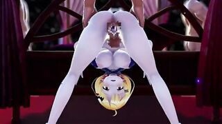 【MMD R-teen SEX DANCE】INTENSE SEX BEAUTY CUNT WITH MOUTH GETS EXTREME FUCKING 激しいセックス[MMD R-18]