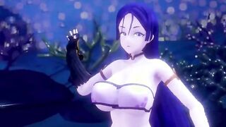 【MMD R-eighteen SEX DANCE】WHITE BIMBOS SHOWS HER HUGE BOMBSHELL WHITE BUTTOCKS BEAUTY FUCKEDホットな女の子[MMD R-18]