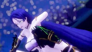 【MMD R-eighteen SEX DANCE】WHITE BIMBOS SHOWS HER HUGE BOMBSHELL WHITE BUTTOCKS BEAUTY FUCKEDホットな女の子[MMD R-18]