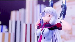 【MMD R-barely legal SEX DANCE】HOT WOMEN FUCKS ON BEAUTY STAGE AND FUCKS INTENSELY激しいセックス[MMD R-18]