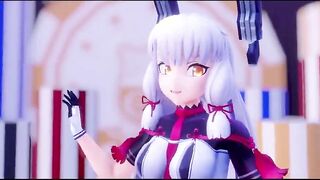 【MMD R-barely legal SEX DANCE】HOT WOMEN FUCKS ON BEAUTY STAGE AND FUCKS INTENSELY激しいセックス[MMD R-18]