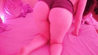 Huge booty twerk, beauty redhair chick