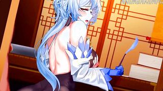 GENSHIN IMPACT CARTOON GANYU HUGE BOOTY GETS BONED INSIDE REVERSE COWGIRL