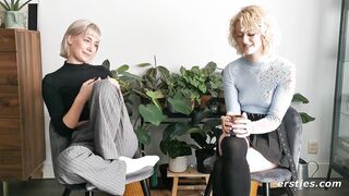 Nympha Eats Out Her beauty Blonde Friend