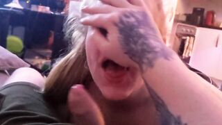 Beat Out Whore Gets Throat Used Like Banged! Dildo