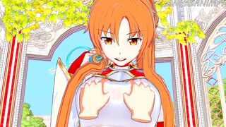 Sword Art Online Cartoon: Asuna Blows Cock