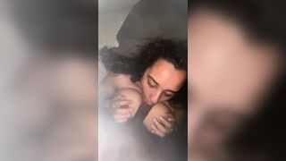 Tit fucking long natural boobs