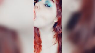 Sloppy oral sex with cummed