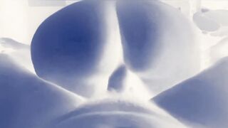 Step sister riding dick and grind my dick till I cum on her boobies before parents got home!