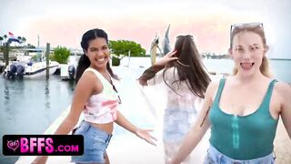 BFFS - Pretty Assed Girls Into Skimpy Bikini Celebrate The