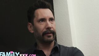 FamilyXXX - Small Bimbo Step Daughter Gets Daddy To Boned