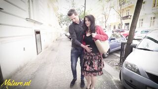MatureNL - Big Tit milf With a Sprained Ankle Gets One Of A Kind Help From a Huge Cock Stranger