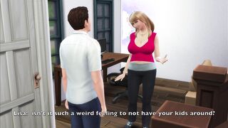 Sims four: Lusty Milf Lisa Fucks Her Hung Married Next Door