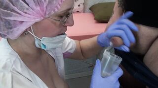 Nurse Hand Job, Blown and helped The Sperm Donor