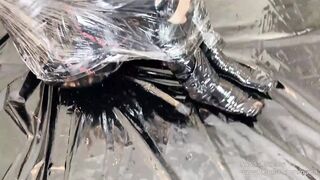 Plastic wrap and Multi-layer Sultry fetish