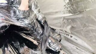 Plastic wrap and Multi-layer Sultry fetish