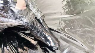 Plastic wrap and Multi-layer Sultry fetish