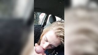 Oral Sex inside the vehicle
