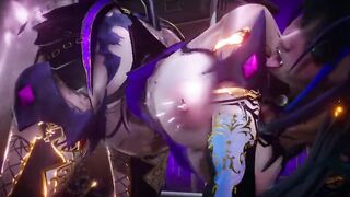 【MMD R-teenie SEX DANCE】Naughty and perverse Beauty butt chick gets boned 激しいセックス[MMD R-18]