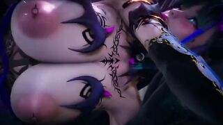 【MMD R-teenie SEX DANCE】Naughty and perverse Beauty butt chick gets boned 激しいセックス[MMD R-18]