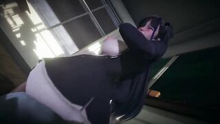 【MMD R-eighteen SEX DANCE】BIG BUTT HOT PERVERSE SEXSUAL HUGE PENIS CUTIE SWEET INSANE PLEASURE強烈な女の子[MMD R-18]