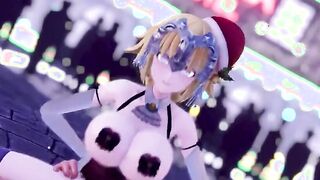 【MMD R-18 year old SEX DANCE】HOT CHICK LISTENS TO GODDESS MUSIC AND SHOWS HER HUGE MELONS 激しいセックス[MMD R-18]