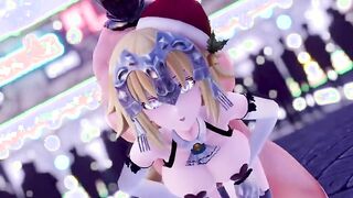 【MMD R-18 year old SEX DANCE】HOT CHICK LISTENS TO GODDESS MUSIC AND SHOWS HER HUGE MELONS 激しいセックス[MMD R-18]