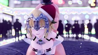 【MMD R-18 year old SEX DANCE】HOT CHICK LISTENS TO GODDESS MUSIC AND SHOWS HER HUGE MELONS 激しいセックス[MMD R-18]