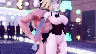 【MMD R-18 year old SEX DANCE】HOT CHICK LISTENS TO GODDESS MUSIC AND SHOWS HER HUGE MELONS 激しいセックス[MMD R-18]