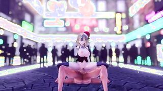 【MMD R-18 year old SEX DANCE】HOT CHICK LISTENS TO GODDESS MUSIC AND SHOWS HER HUGE MELONS 激しいセックス[MMD R-18]
