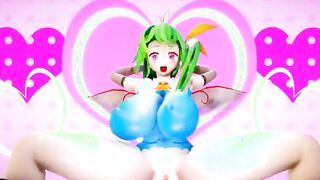 【MMD R-teen SEX DANCE】INTENSE HOT WOMEN FUCKING WITH LONG DICK SWEET CHOCOLATE PLEASURE激しいセックス[MMD]
