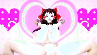 【MMD R-19 yo SEX DANCE】ANAL SEX LONG WHITE BOOTY ENJOYING HER LONG WHITE DICK INTO HER ASS熱いお尻[MMD]