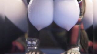 Long penis alien boned huge booty rough