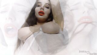 Soak Dream with Huge Breasts Beauty pov Virtual Sex - Jessica Starling