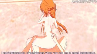 SIDE POUNDED WITH ASUNA - SWORD ART ONLINE CARTOON