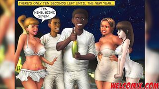The Slumdogs' new year! Happy new year!