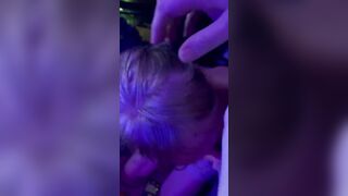 Blowing before Christmastree