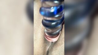 Freaky and soak waiting for a huge dick to fill me with cum