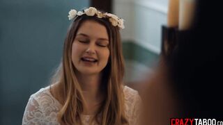 Lesbo Alex Coal soaked brides Bunny Colby snatch after she