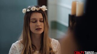 Lesbo Alex Coal soaked brides Bunny Colby snatch after she