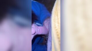 Blow Job into the woods