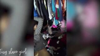Petite 18 year old hoe fucks an older pervert into the WC