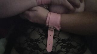 Bound up and fucking myself