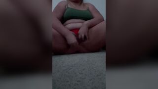Having Fun with my snatch with step-brother next door