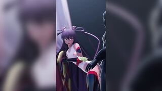 【MMD R-eighteen SEX DANCE】NAUGHTY WOMEN LIKING HER EXTREME SLUTY FUCK激しいセックス[MMD R-18]