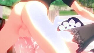 【MMD R-teens SEX DANCE】HARD SEX INSANE ANAL FUCKING BEAUTY BOOTY 激しいセックス [MMD]