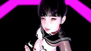 【MMD R-teenie SEX DANCE】INTENSE SEX EROTIC PERVERSE BABE MOUTH SWEET INSANE PLEASURE激しいセックス[MMD R-18]