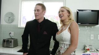 BrokenBabes - Kagney Linn Karter Fucks Fallon West's Hubby Into A Partner Swap