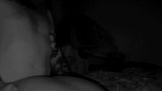 Night vision late night romp, bbw/white bro