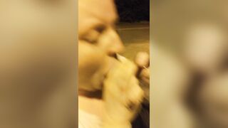 Jizzed on tongue